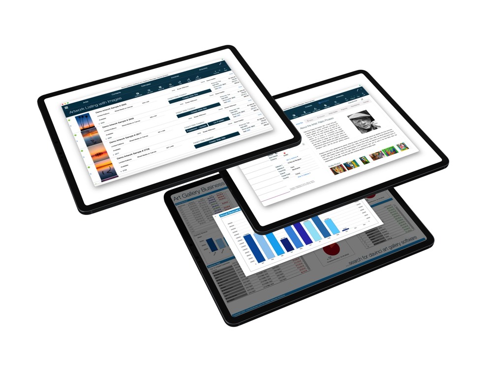 Art Gallery Software - by DaVinci iPad 19